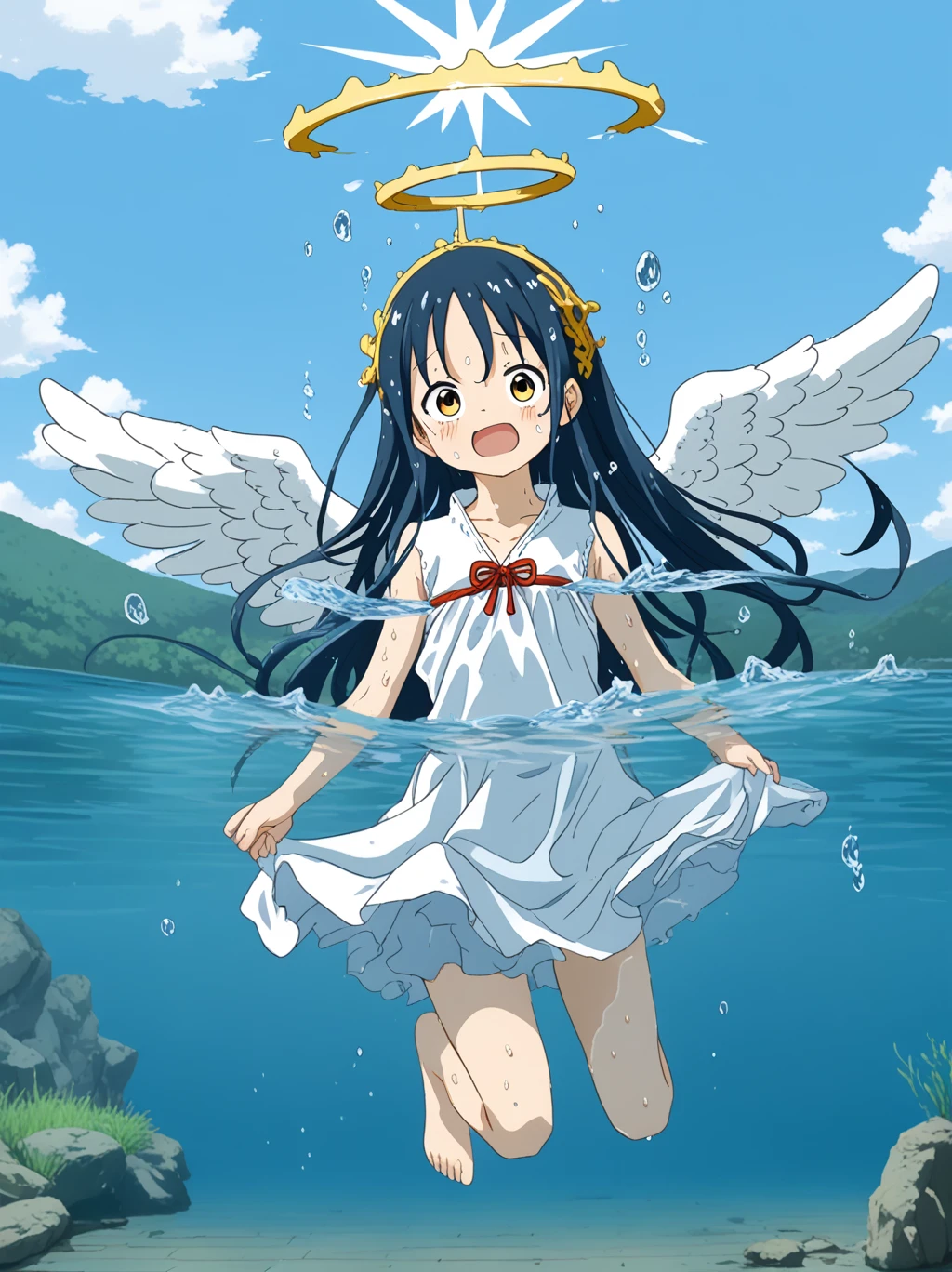 Alone, One girl, Onodera Kosaki, Pussy,Spread your legs,Avatar,Cyberspace, Nipples, naked,smile, View your viewers, sketch, got it,, 2D, Anime Coloring,, Jagged lines,Nipples,,Pussy,Spread your legs,