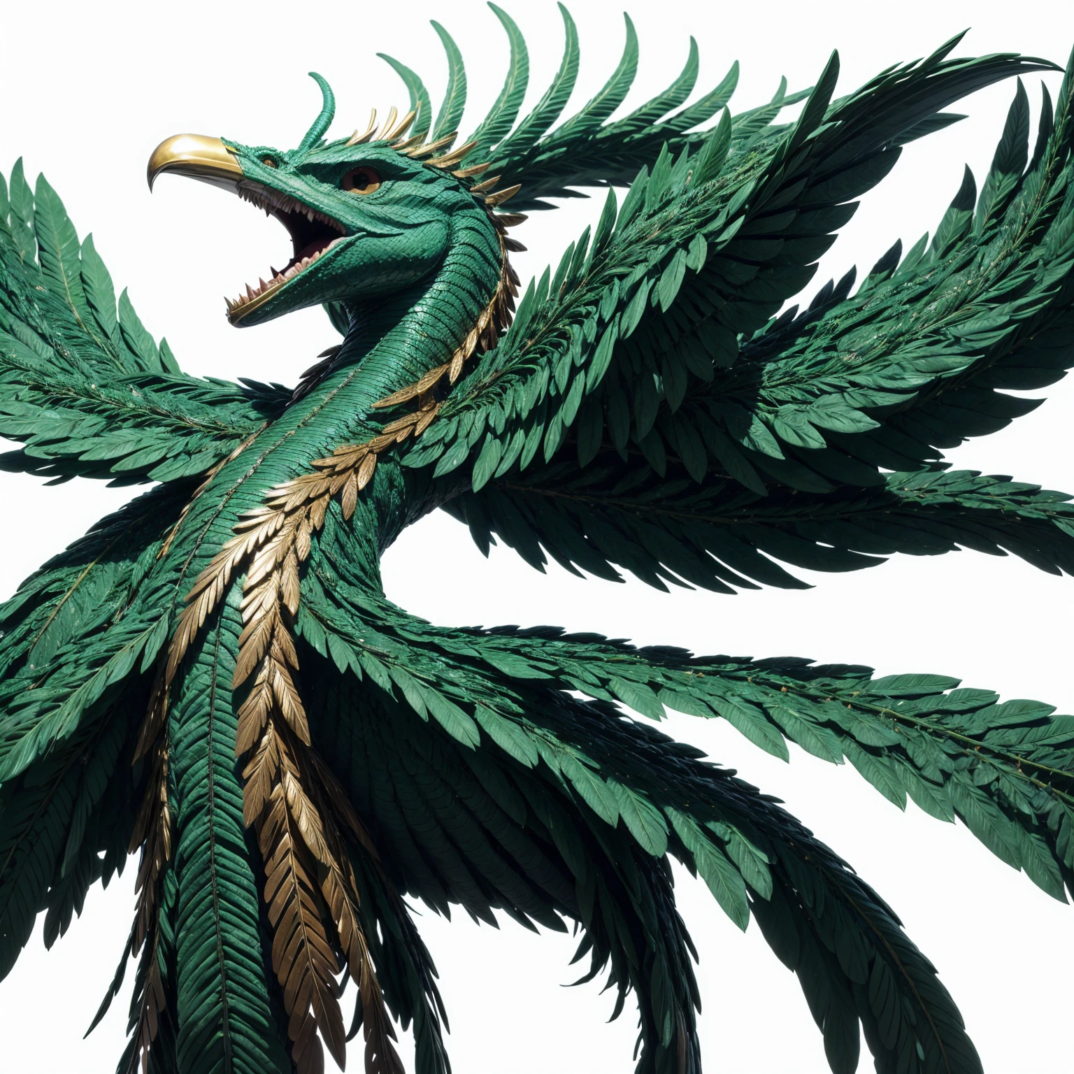 quetzalcoatl WHITE BACKGROUND