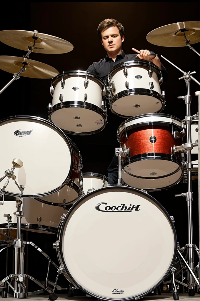 Cockroach playing drums 
