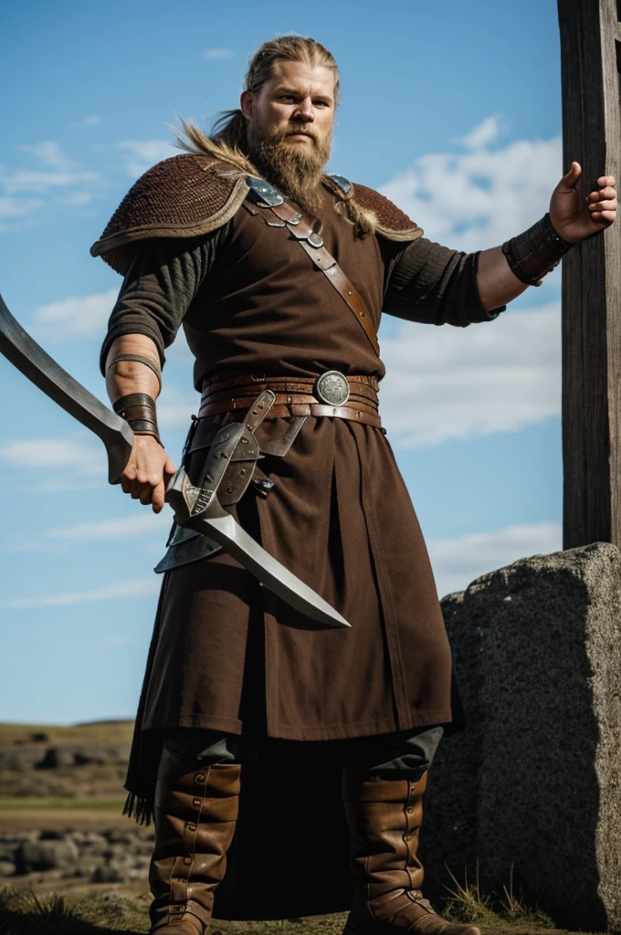 Image of Viking Einar fully armed
