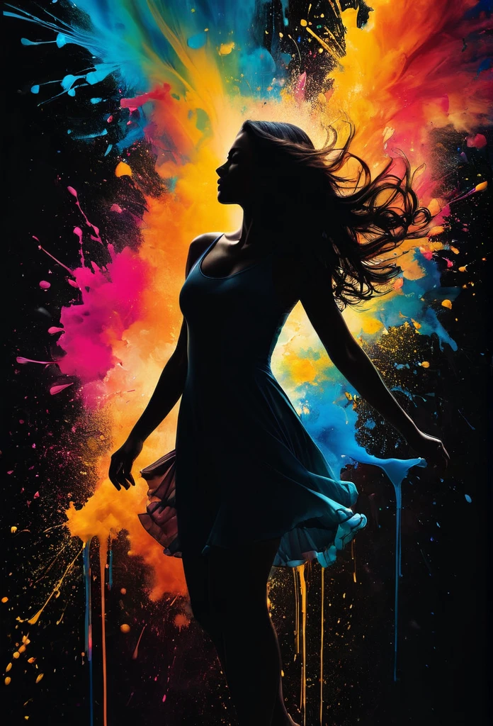 a Lady silhouette (best quality,4k,8k,highres,masterpiece:1.2),ultra-detailed,(realistic,photorealistic,photo-realistic:1.37),ink splatter art,abstract,black and white,high contrast,dark shadows,fluidity,mysterious aura,spontaneous creation,stunning textures,layered complexity,dripping effects,sharp lines,beautiful chaos,organic patterns,expressive strokes,visual depth,emotional impact,dynamic composition,splashes of color,ethereal atmosphere,bold and dramatic,glowing highlights,subtle gradients,dynamic movements,erupting energy,ink mixing,mind-bending illusions,twisting forms,sensory explosion,thought-provoking,unpredictable shapes,harmonious disarray,fluid transitions,dancing ink,hidden stories.
Notice:The keywords in these content features are just to help you and users better understand the prompt content.,Will be translated into corresponding Chinese keywords as a reference for generating samples,But it cannot appear in the generated prompt。In addition, these keywords are only for reference,You need to understand the true meaning of keywords,Give users a good hint。