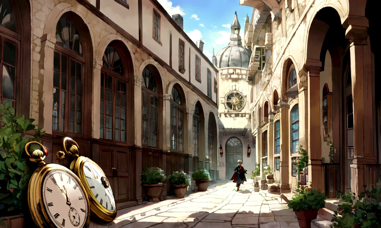 2	/Imagine Prompt: A unique pocket watch was found in an old antiques shop.、Gives its owner the power to control time, but、As they soon discover, All changes to the past、has unexpected consequences for the present, Leading them on a journey to restore the natural flow of time.
