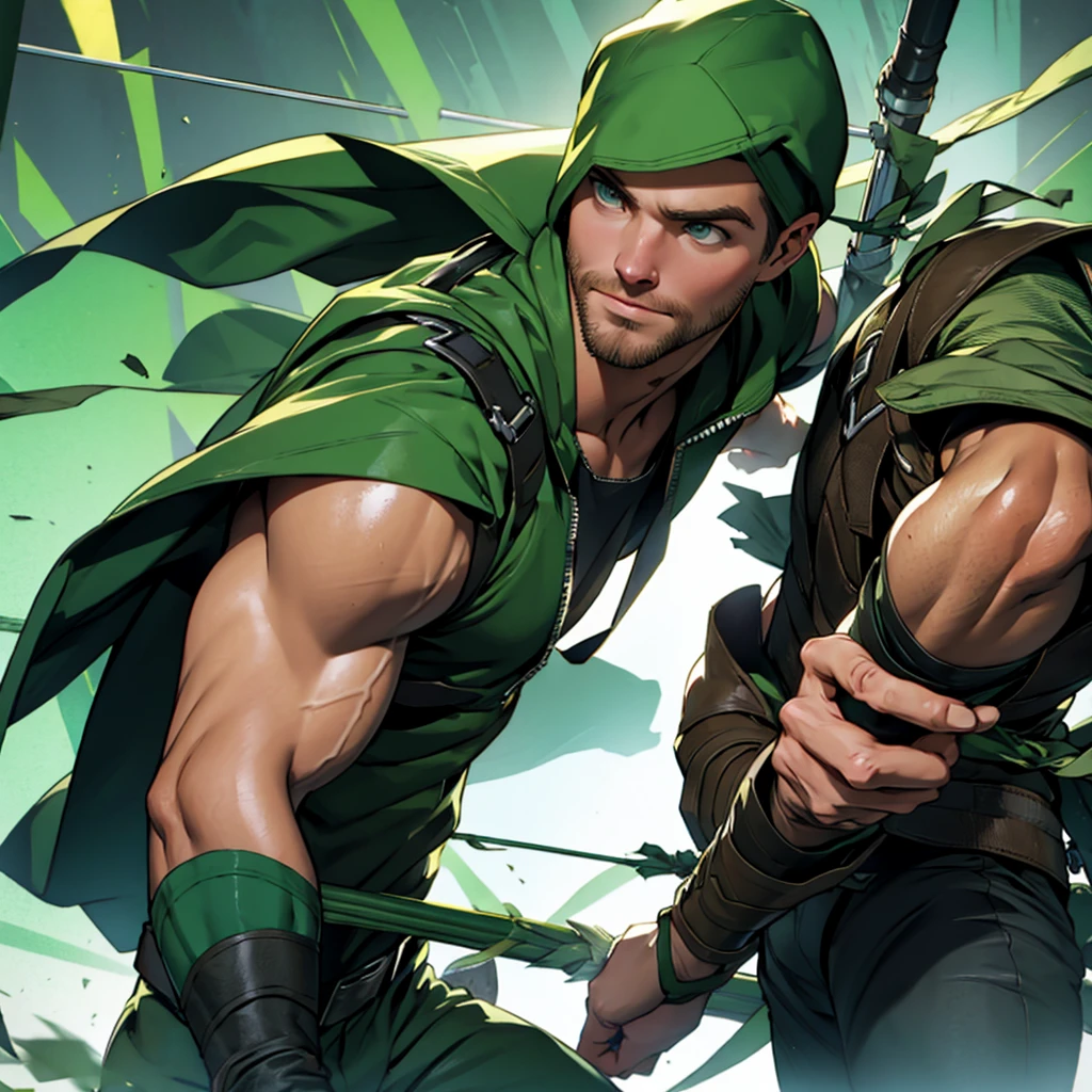 Stephen amell as green arrow 