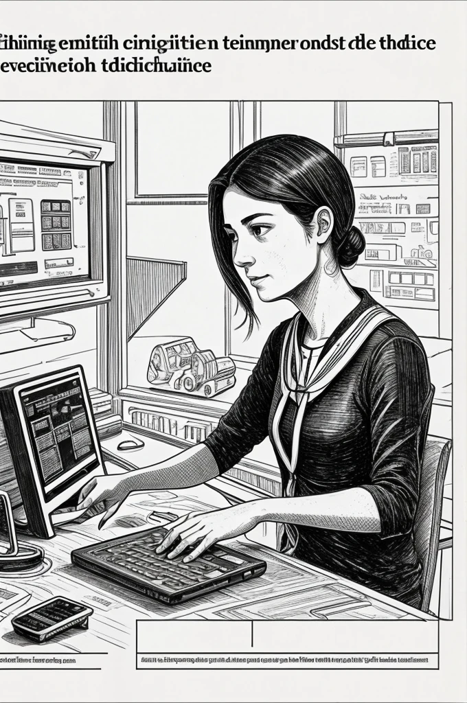 Editorial Sketch:
Caption: "Navigating the Ethical Crossroads of Technological Advancement"