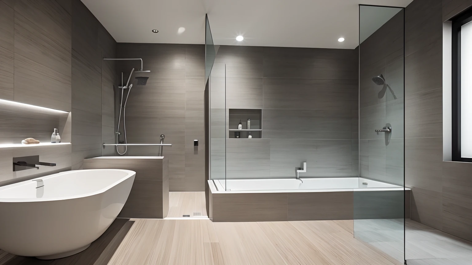 带take a shower喷头和手持花洒的take a shower喷头的特写, Concept Art, take a shower, contemporary, sleek waterproof design, "Super reality", Surrealism", Surrealism", Stylish and cool waterproof design, Made of brushed steel, Visually stunning, hot, Clarity、Smooth、Clean lines,