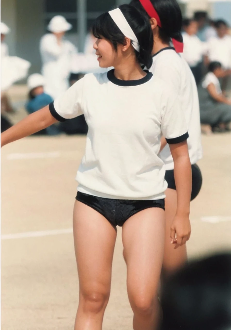 Change this photo to a cute Japanese woman