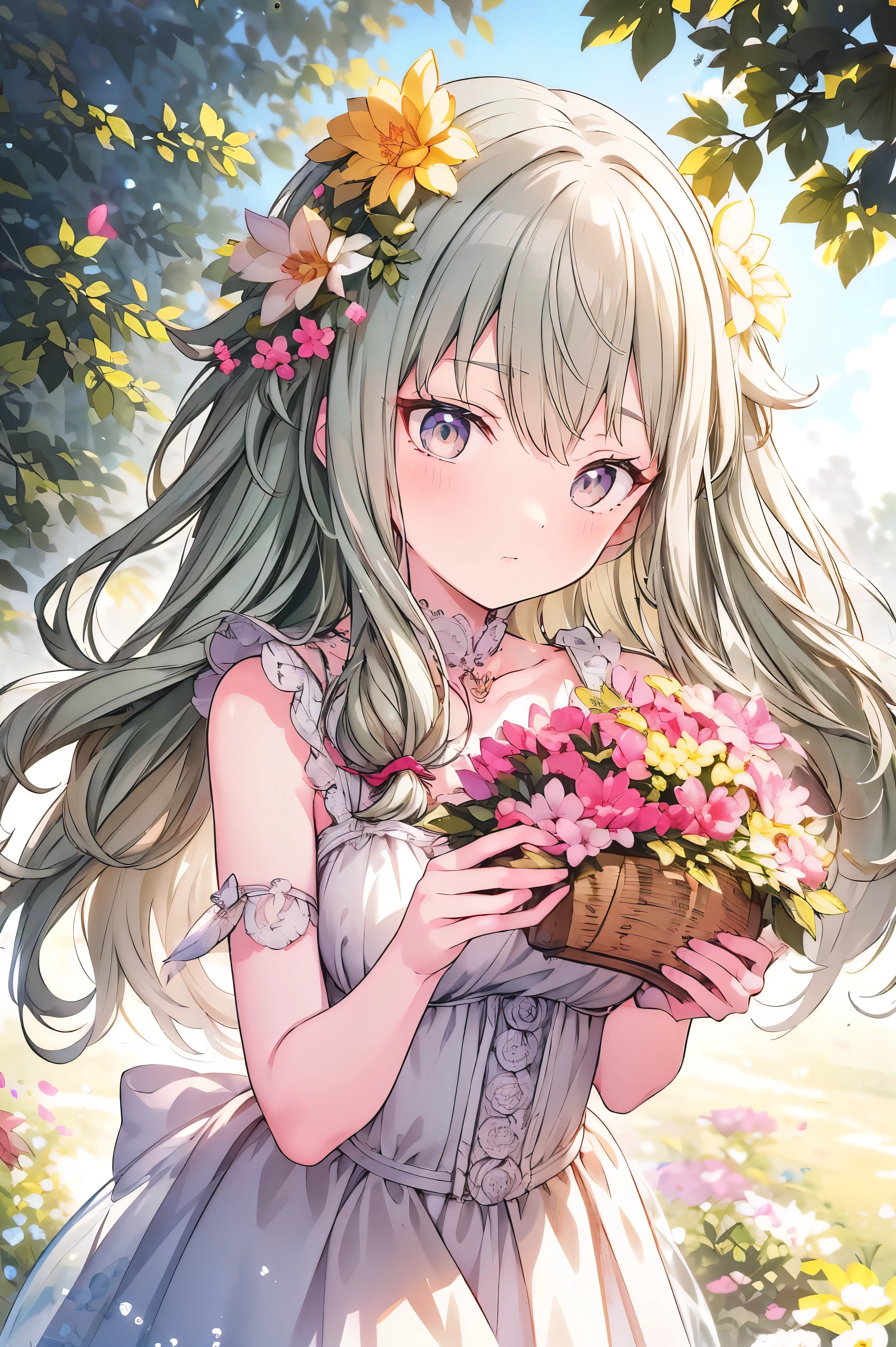 masterpiece、Best image quality、Face the camera、Fluffy hair、Delicate eyes、Adorable, 最high quality、Mature Girl、1 person、smile、masterpiece, Most detailed, high quality、Shiny Hair、Very fine and beautiful bright eyes、nose blush、Very detailed, clear and beautiful face, Awards, (Anatomically correct)、During a walk