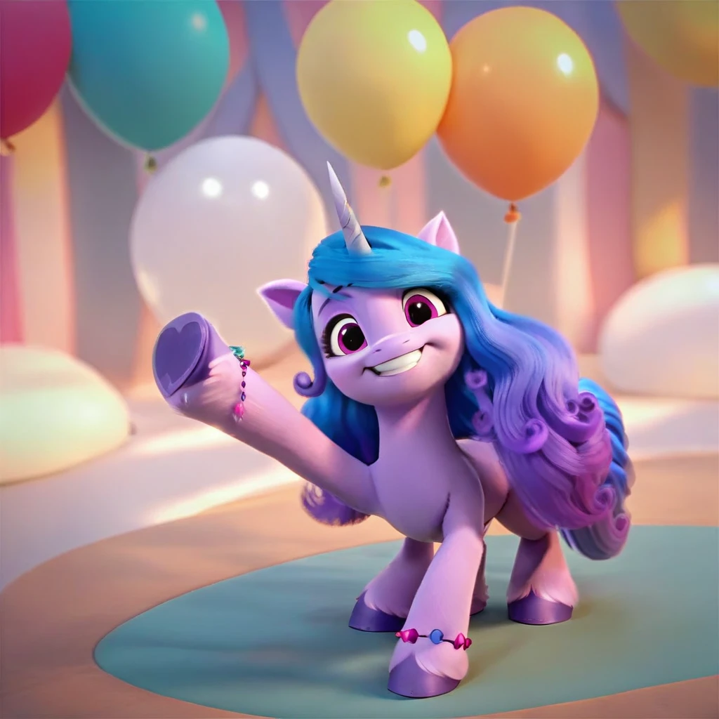 score_9, score_8_up, score_7_up, score_6_up, score_5_up, score_4_up,
female, Izzy Moonbow, solo, looner, nonpop, balloon nonpop, detailed background, party, selfie, fanservice, plot, balloon fetish, balloon support, 3d, hd, 4k, solo,
safe, rating safe,
spread legs, plot, blowing up balloons, balloon blowing, wide hips, arched back, overinflated balloon, tight balloon, necked balloon, translucent balloon, white star print on balloon, balloon inflation,
motion blur, bouncing, squeaking, noisy, loud,
My Little Pony: Make Your Mark, My Little Pony: A New Generation, cinematic, dynamic angle, depth of field, bloom, subsurface scattering