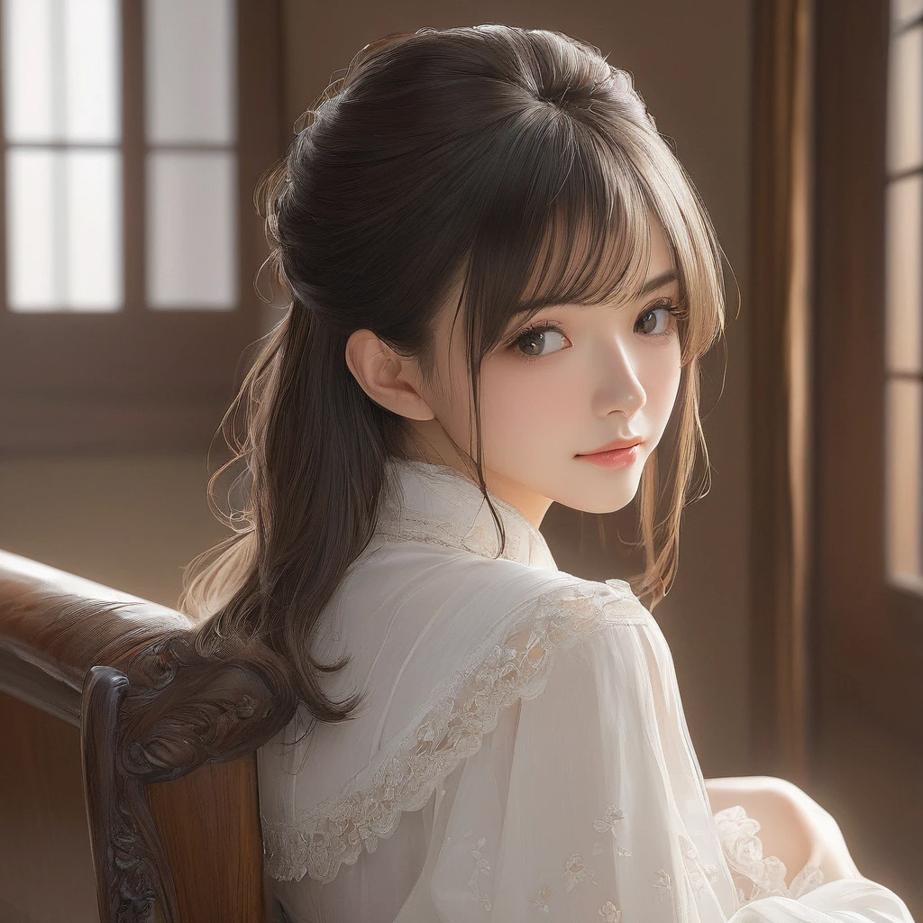 (masterpiece, Highest quality:1.2), One girl, alone