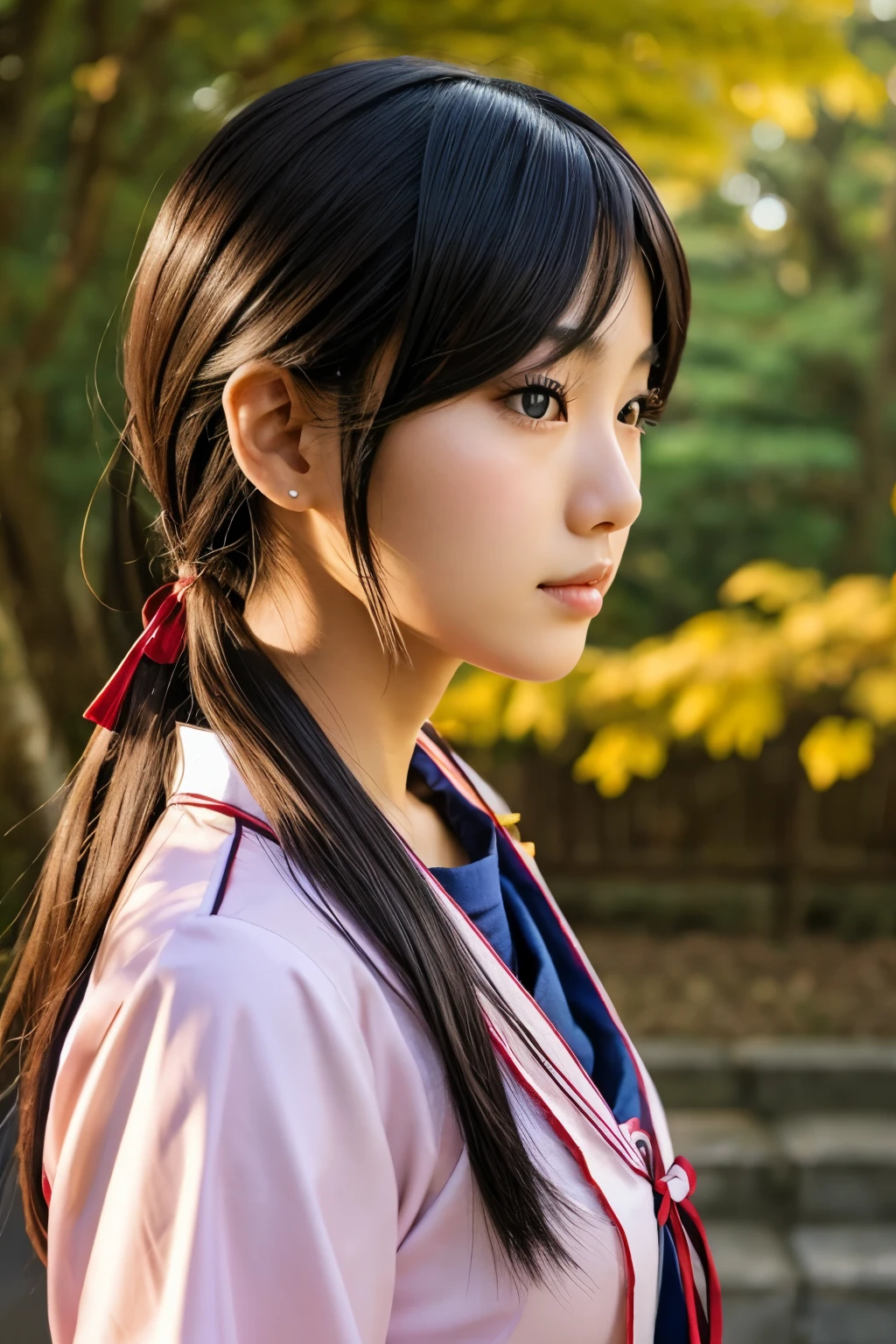 Profile pic of realistic Japanese girl in cosplay