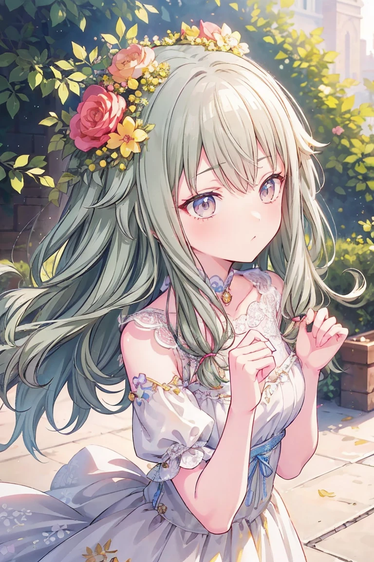 masterpiece、Best image quality、Face the camera、Fluffy hair、Delicate eyes、Adorable, 最high quality、Mature Girl、1 person、smile、masterpiece, Most detailed, high quality、Shiny Hair、Very fine and beautiful bright eyes、nose blush、Very detailed, clear and beautiful face, Awards, (Anatomically correct)、During a walk