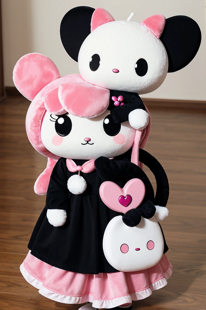Mix of my melody and kuromi from sanrio