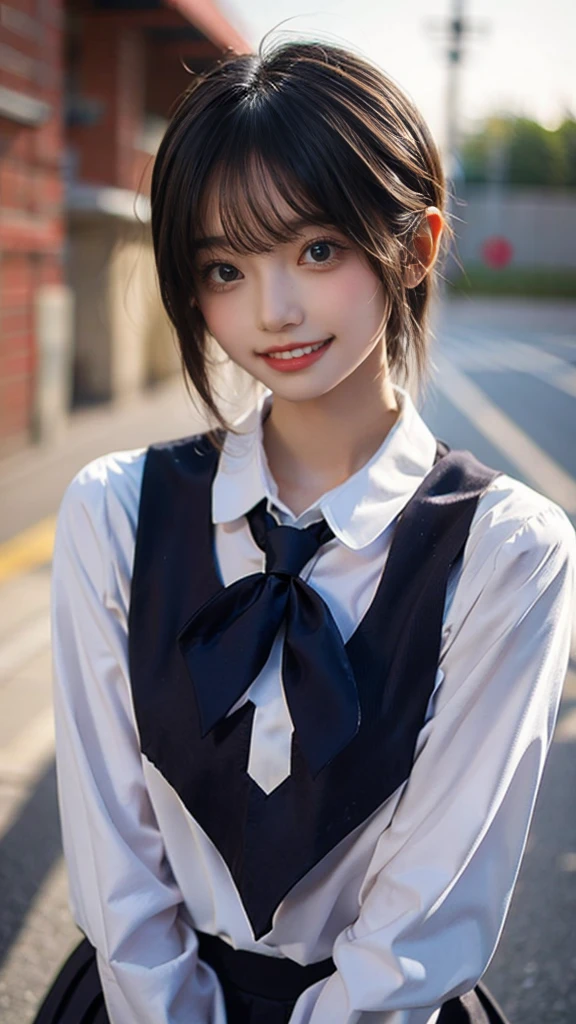 high school girl,Beautiful teeth