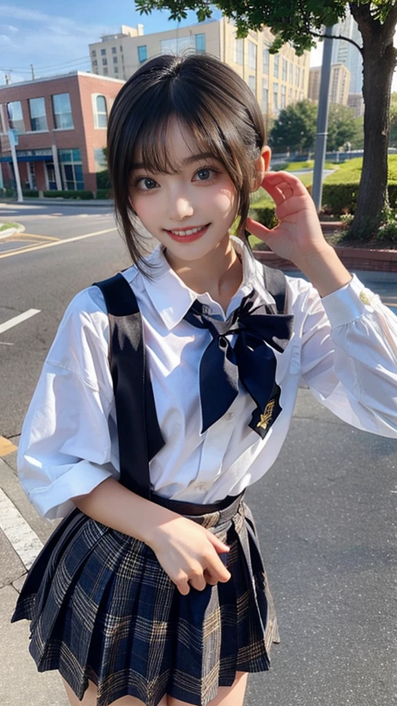 high school girl,Beautiful teeth