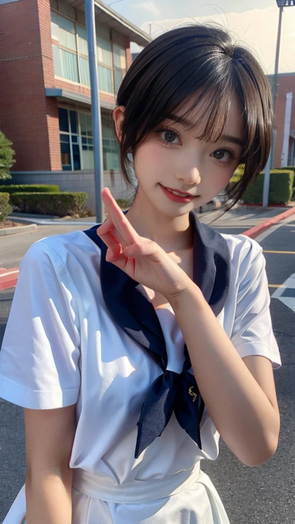 high school girl,Beautiful teeth