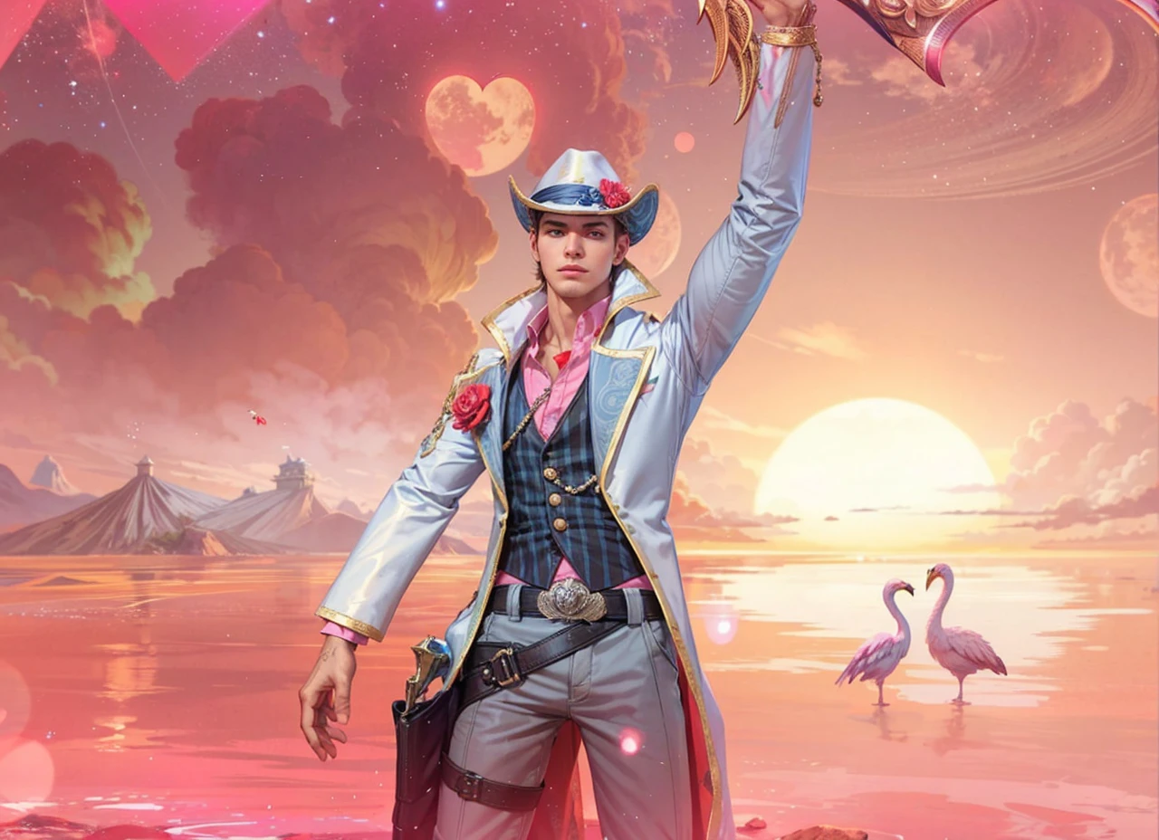 Best quality, masterpiece, detailed skin texture, detailed clothes texture, detailed face, super detail, 8k, intricate detail, 1 boy, The color doesn't change, Muscle guy, 1 guy