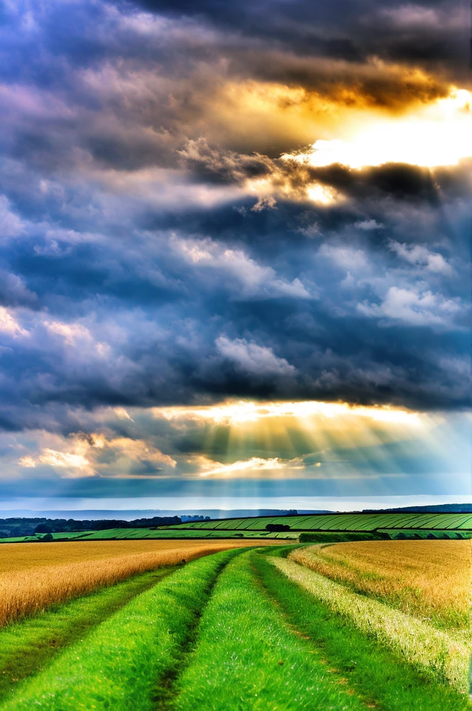 Original landscape，Sky and clouds，Tyndall effect，A country road，Colorful hot air balloon，Tyndall effect，Tyndall effect，High quality desktop wallpaper, Verdant forest, Detailed field properties, Beautiful English countryside, Stunning scenery, Rolling Hills, Landscape Wallpaper, Lush countryside, Green forests, Stunning scenery, Green fields in the background, High quality wallpaper, Beautiful wallpapers，Ultra high quality，Ultra HD，Ultra-high resolution