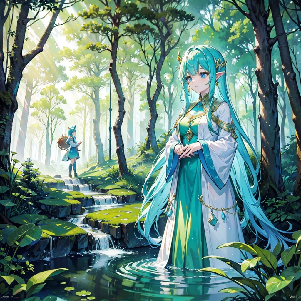 Scene 2: Entering the Forest
Description: Lily steps into the forest, which is filled with glowing plants, mystical creatures, and sparkling streams.
Prompt: "A young woman stepping into an enchanted forest filled with glowing plants, mystical creatures like fairies and unicorns, and sparkling streams. The forest has an ethereal, magical atmosphere."
Scene 3: Meeting the Forest Guardian
Description: Lily meets the Forest Guardian, a wise and ancient tree spirit who guides her on her journey.
Prompt: "A wise and ancient tree spirit with a kind face and glowing eyes, meeting a young woman in an enchanted forest. The tree spirit is surrounded by magical light and has a protective, guardian-like presence."
Scene 4: The Hidden Village
Description: Lily discovers a hidden village inhabited by forest creatures who live in harmony with nature.
Prompt: "A hidden village in an enchanted forest, inhabited by forest creatures like talking animals and fairies. The village is made of tree houses, mushroom homes, and is filled with vibrant, natural beauty."