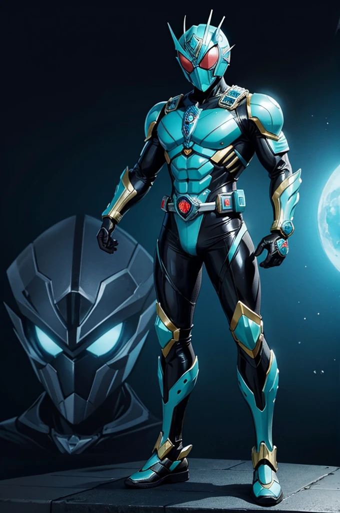 full body kamen rider poseidon motif