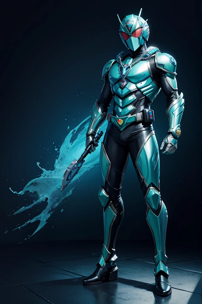 full body kamen rider poseidon motif