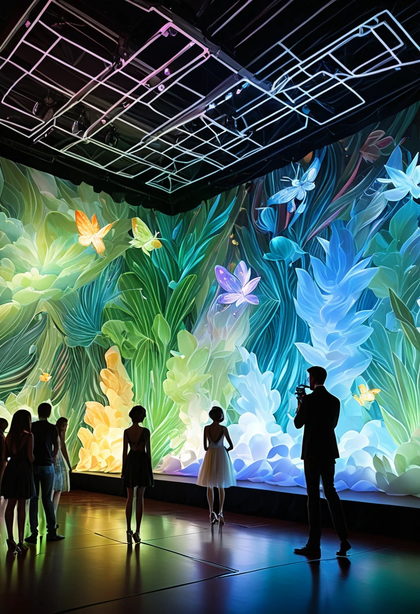 main room: Create a magical and dreamlike atmosphere using holograms and projections that react to the movements and thoughts of the guests. The walls and ceiling will be covered by 3D images that move and change according to the emotions of the attendees.
dance floor: Turn the floor into a blank canvas where the dancers' thoughts materialize around them. Use sensors that detect moods to project shapes, colors and visual effects that follow the rhythm of the music and the emotions of the guests.
Photobooth: Create a photobooth with an interactive background that transforms according to the wishes of the guests. They will be able to imagine landscapes, fantastic creatures or surrealist scenes, and see them come to life in photographs.
Activities and entertainment:
Manifestation workshop: Offer guests the opportunity to participate in a workshop where they learn to visualize and manifest their desires. Using meditation and guided visualization techniques, attendees will be able to make their thoughts materialize at the prom.
Catwalk of dreams: Organize a catwalk where guests can parade and show off their most imaginative outfits. As they walk, Your outfits and accessories will transform and evolve according to your thoughts.
Augmented reality experience: Uses augmented reality technology to allow guests to interact with virtual creatures and items that emerge from their own minds. They will be able to touch, move and photograph these ephemeral creations.
Food and drink:
Mind Cocktail Bar: Offer a selection of cocktails that stimulate the creativity and imagination of guests. Each drink will have a unique visual and sensory effect, that will transform as attendees drink and think.
Dream buffet: Presents a variety of dishes inspired by dreams and fantasy. Guests will be able to see how their