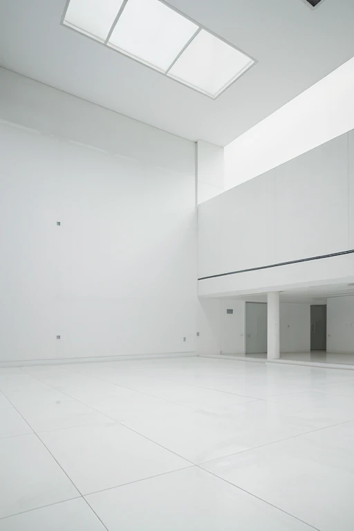 a view of a гиганский комплекс with white walls and floor, empty white walls, endless complex, empty complex, white marble complex, endless , effective, endless empty office building, infinite , Border space , white concrete , infinite, white minimalist architecture, infinitely outside view, outside