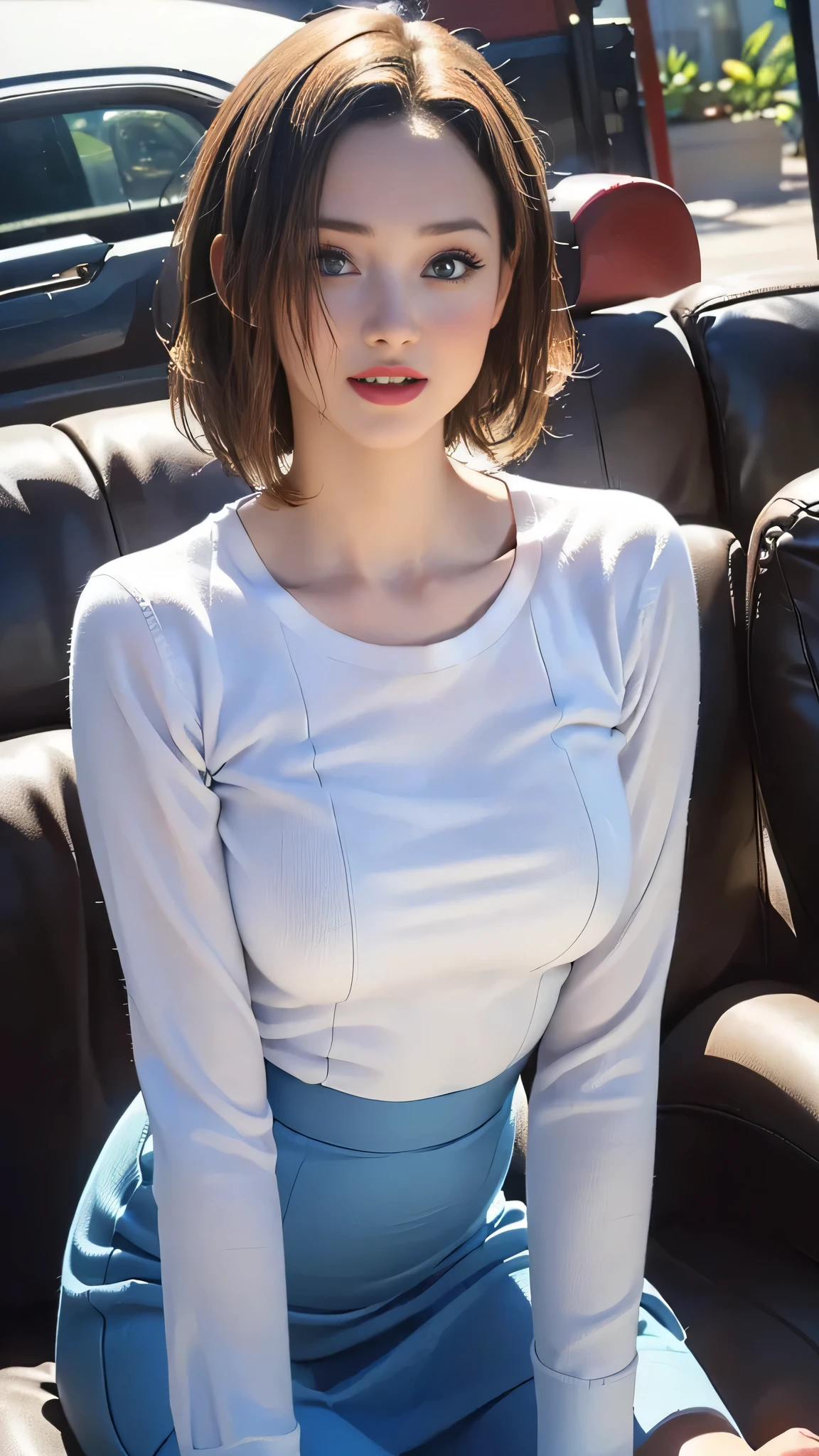 (best quality, 8k, highres, photorealistic:2.0), (solo, one girl:2.0),(photo taken using flash:1.9),(brighten up women:1.8),(ultimate beautiful girl:2.0),(shiny skin),(oily skin),(blonde hair:1.7),(short hairstyle:1.5),(cool beauty:2.0),Blush brown makeup , dark eye makeup , use pink glossy lipstick,(big beady eyes girl:1.5),(droopy-eyes girl:1.5),(blue eyes:1.5),(thin girl:1.5),(baby face girl:1.5),(sex appeal:1.3),(sweet smelling girl),(she works for low wages:1.5),(kind-hearted woman:1.5),(she has a nice smile),(woman with a happy look:1.3),(she is very sociable),(from a very poor family:1.5),(virgin girl),(She is a secret pervert.),(she covertly lewd),(she looks so erotic),(Preserve virginity for devout Christians),chuuChloe,(A woman with very soft breasts),(woman fantasizing about sex:1.3),(allurement),(impressive eyes:1.5),(clean girl),(affability),(cute smile),(good personality),(long skirt),(sexy position),(serious personality),(knitted sweater),(wants sex),(want to masturbate),(want to have sex forcibly)