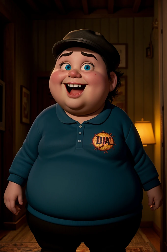 Fat  girl horror nightmear pixar animated 