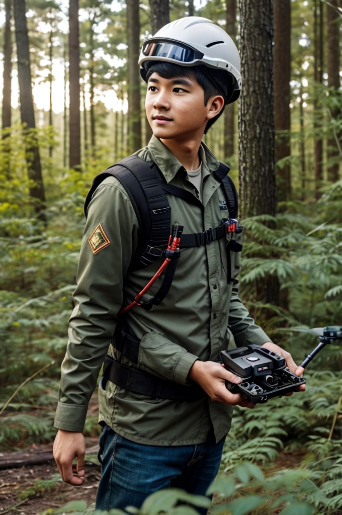 A future forestry engineer, drone and QGI specialist