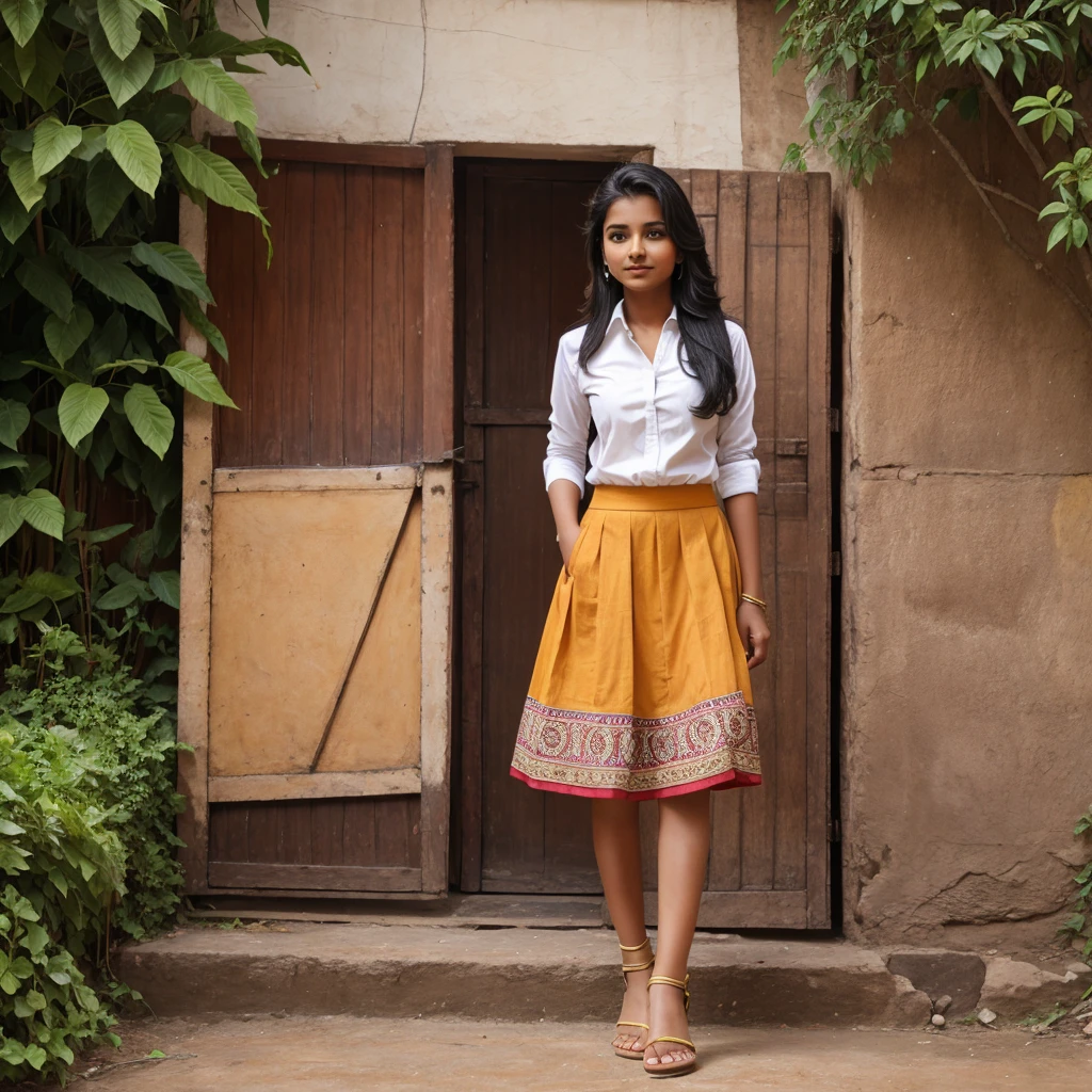 Indian Girl Skirt Clothes Waring Deferent Types