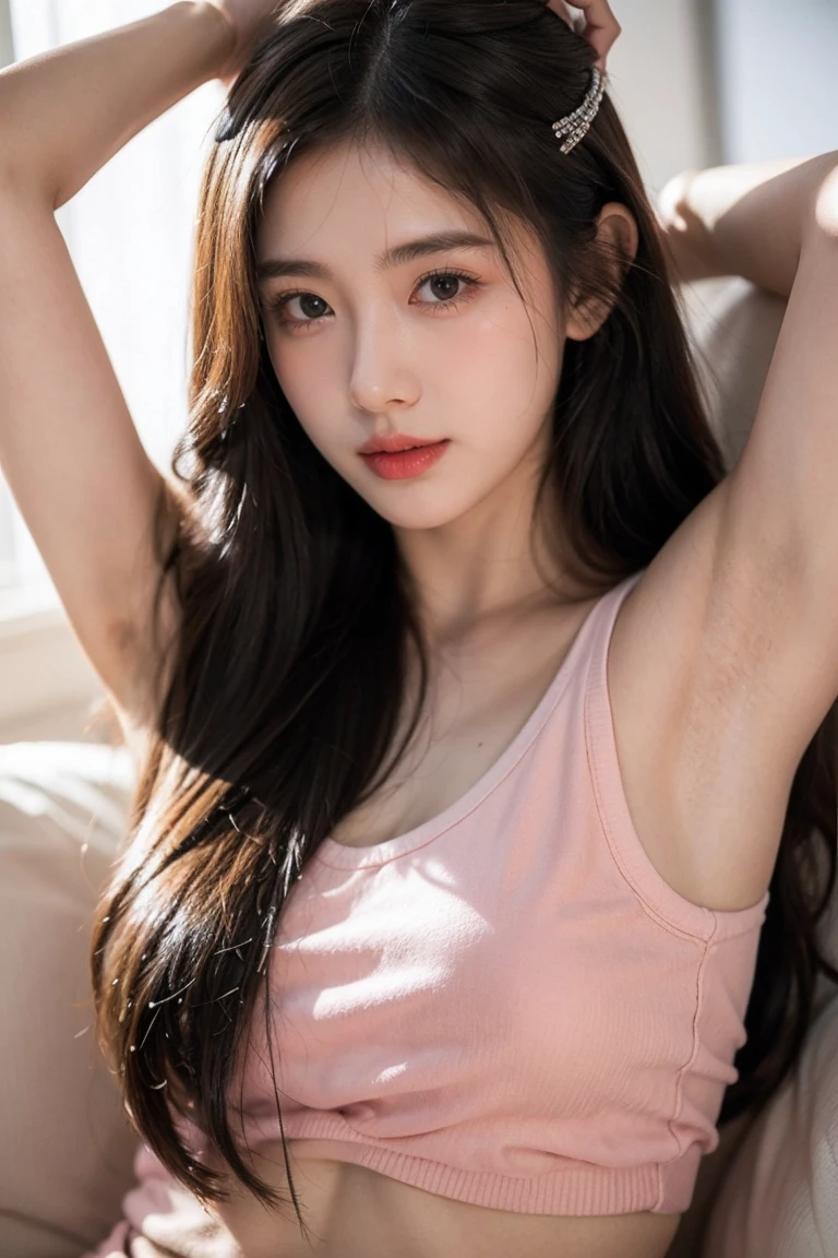 girl, armpit,happy