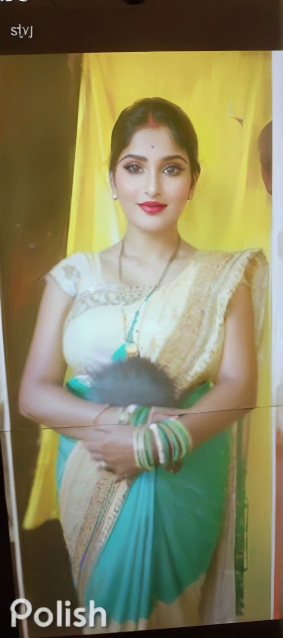 perfect pink eyes, fantastic face, Indian, beautiful look, ((red lips, bright eyes, curve heir 1.5)), ((beautiful details very big breast )), (Straight round and ultra huge clevage, not sagging breast), A glorious gorgeous, glorious gorgeous face, pretty face, bright eyes, detailed elegant printed red saree, updo elegant hair, blurred gray tones background, ultra focus, face ilumined, face detailed, 8k resolution, painted, dry brush, brush strokes, razumov style and garmash style, by Tokaito, ((Full Open )), full body, sexy open thin belly, upper body part totally naked, sexy Big breast, wearing colourful bikini