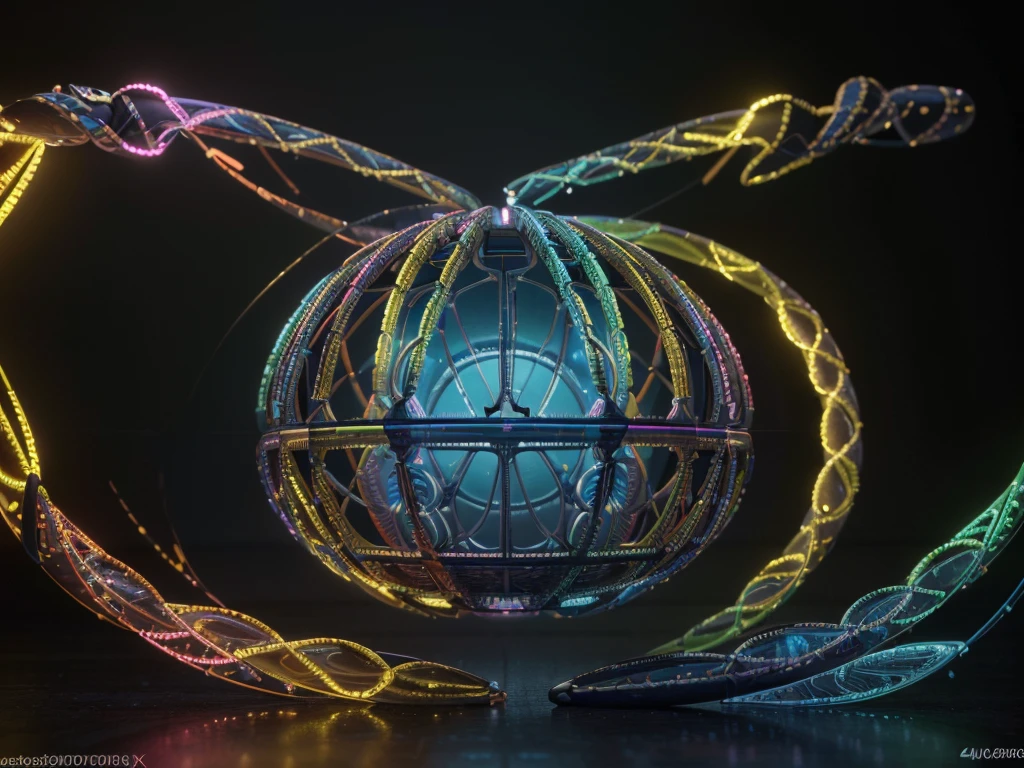 (best quality,4k,8k,highres,masterpiece:1.2),ultra-detailed,(realistic,photorealistic,photo-realistic:1.37),3d rendered illustration,dna,molecular structure,scientific,abstract,glowing,neon,colorful,vibrant colors,dynamic composition,futuristic,intricate details,elegant,sophisticated,mesmerizing