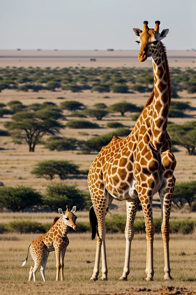 giraffe+fox