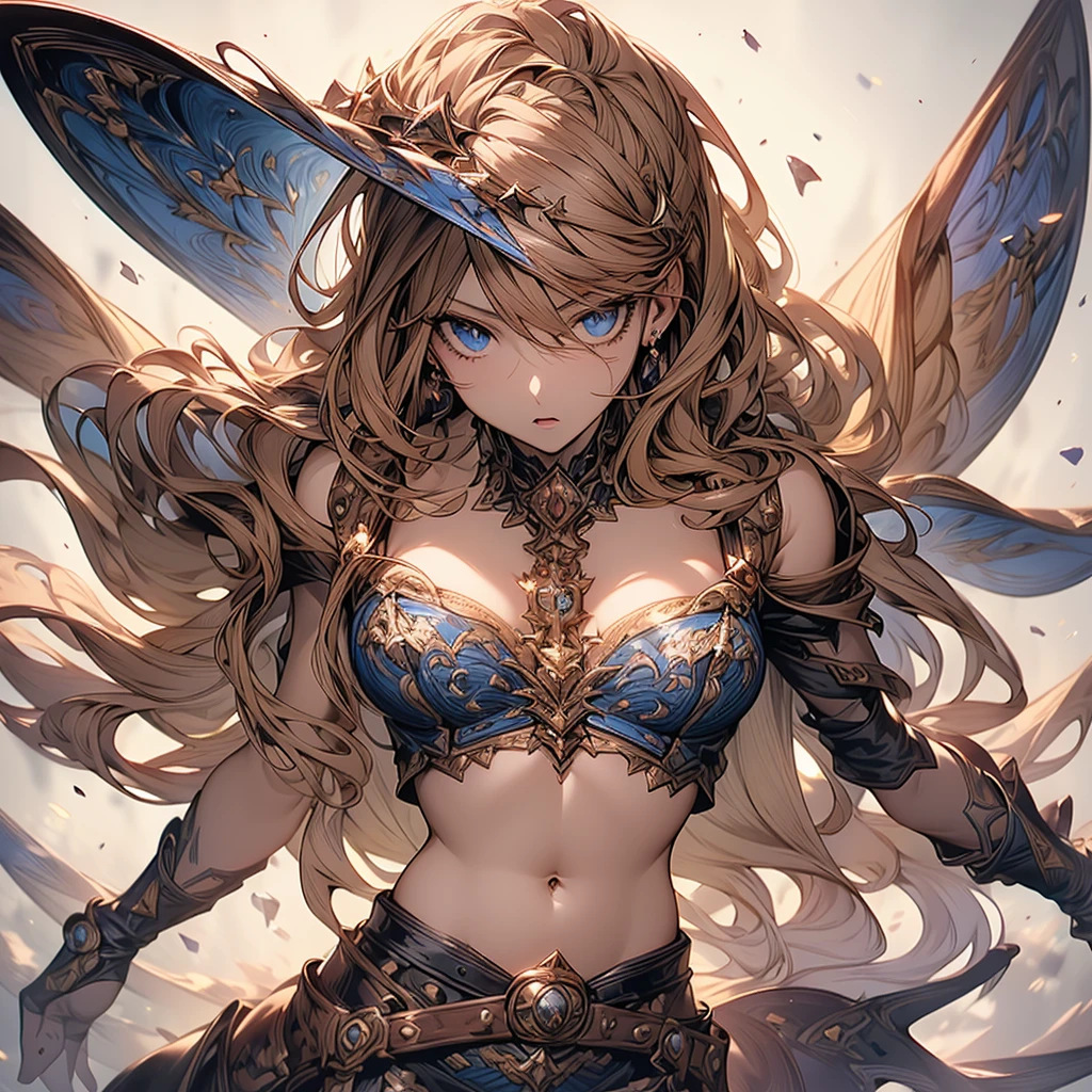 (Highest quality)),(Ultra-high resolution),(Ultra-detailed),(Detailed depiction),((Best Anime)),(A masterpiece),Sharpness,Claire,Ultra-precise art,modern art, (Devilish beauty),Glamorous Body,Small waist,belly button,((Fascinating Fashion)),choker,Chain Accessories,Earrings