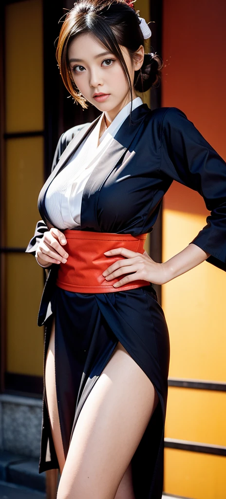 ((bust up photo))((half body shot))Japan&#39;s most beautiful mom((39 year old beautiful mature woman.Her face is plain and she has no makeup, but her body is the sexiest.))((troubled eyebrows（kind face)slim face))、((white plump skin))((thick lips、Eyes are sagging eyes))((The face of a young lady))((Elegant, neat and natural face))(black hair outside honey bob hair)、Mother of plump body、Huge breasts that are too big and droop a little、RAW development、((Wearing a knitted turtleneck tank top))、((Make your skin slippery and shiny with oil))、((simple blue background room))((Raise your arms and show me your armpits))(((Ultra-realistic underarms))、((Look at me with a smile))((A shiny face))((An erotic body that satisfies all sexual desires))、((obscene armpits))