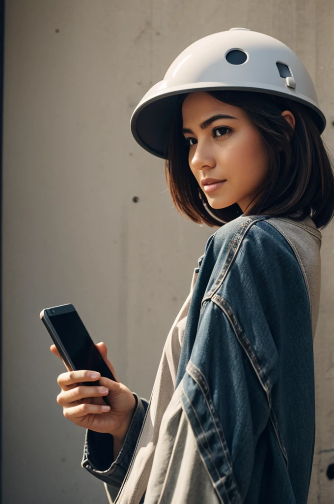 cell phone handled with my head