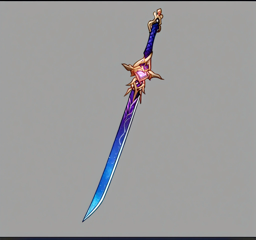 Close-up of purple and blue swords,There is a star on the sword, Magic Sword, sci-fi sword, Sword Design, Fantasy Sword, Shining Sword, Fantasy weapons, Role Playing Game Items, Sword weapons, Beautiful sword, shinning sword, Fantasy RPG Weapon Art, Huge sword, Intricate Fantasy Spear, Great Sword, Fantasy Sword of warrior, Fantasy Blade