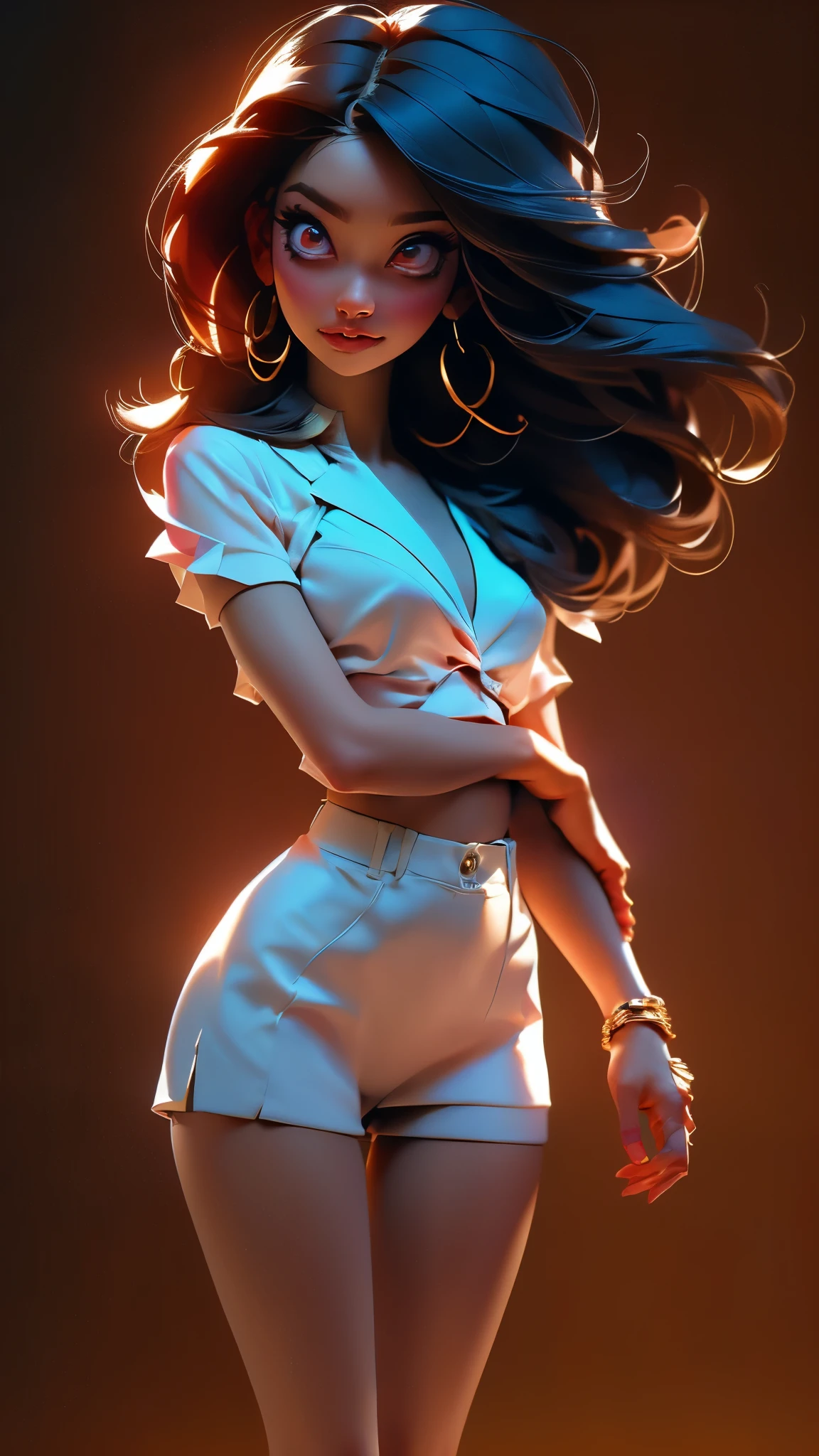 (best quality,4k,8k,highres,masterpiece:1.2),ultra-detailed, ((top-quality))、((tmasterpiece))、((Full body photo of a woman))、((very simple background))、(Game character design), Masterpiece, Best Quality, Girls, Slender, Red Eyes, Hair Color, Iridescent, Long Hair Spreading, White Skin, Medium, Cute, Sexy, Near Future, Bikini, Exposed Skin, Night, Psychedelic, Trip, Extreme Color, Paisley Theme, Open Legs, Mechanical Left Arm, Full Body, (ultra detailed,extremely detailed),(photorealistic artwork:1.37),(extremely detailed CG unity 8k wallpaper),(((vibrant colors,vibrant theme))),(intricate),(masterpiece),(best quality),artistic photography,(photography taken by sldr),(intricate background),perfect rendered face,perfect face details,realistic face,photo realistic,((intricate detail)),(((realism))), HDR, 8k, absurdres, cinestill 800, sharp focus, add_detail:2, (solo, woman)