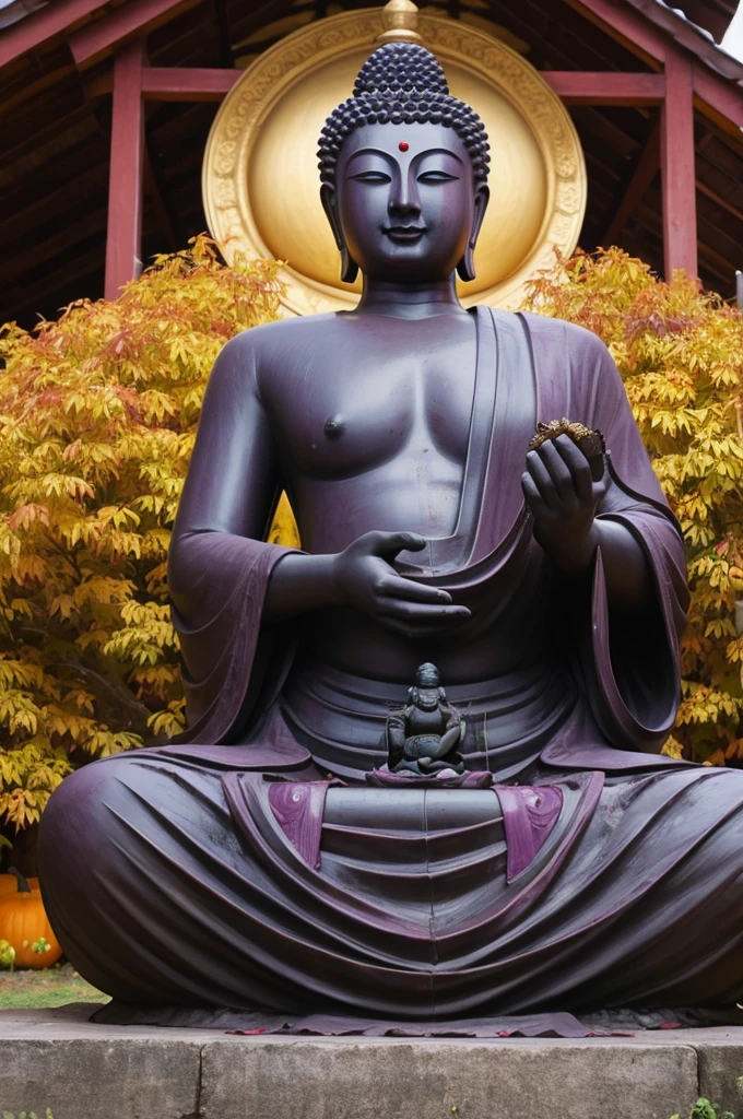 Autumn Eggplant Eggplant god々Successfully Guru Buddhist statue Great Buddha religion