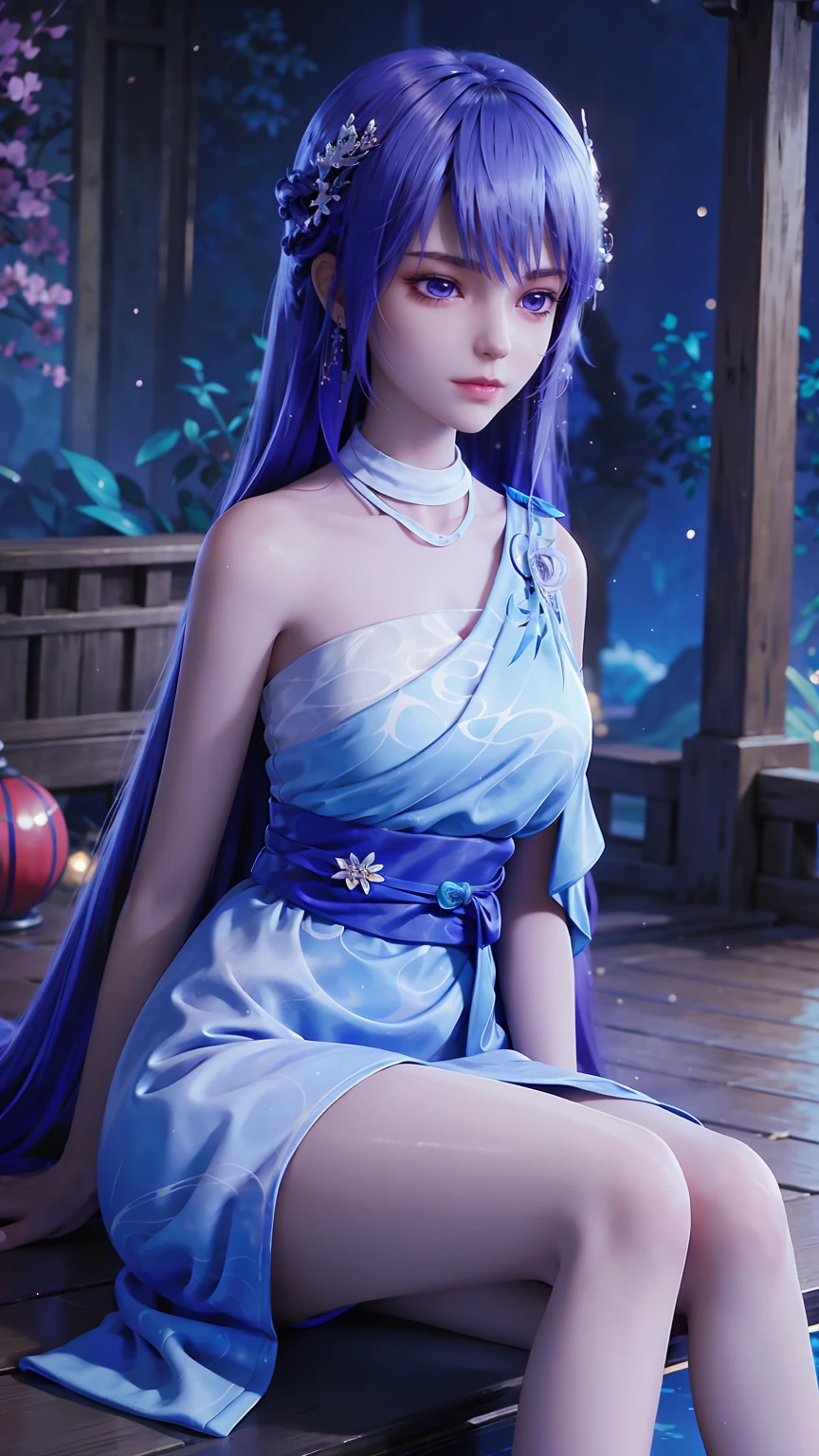 Close-up of a woman in a dress lying on a wooden floor, Japanese Goddess, Beautiful Chinese model, beautiful goddess, beautiful Asian girl, Sexy Girl, Fair, smooth and translucent skin, Chinese Girl, Asian girl, Attractive anime girl, Sexy pose, Beautiful fantasy queen, Beautiful and detailed body and face, Smooth white tights set, Light milky white porcelain skin