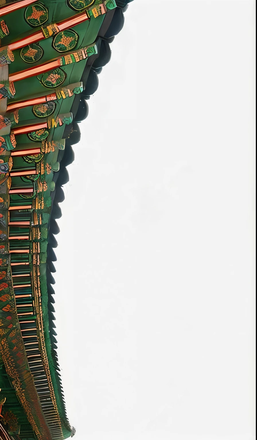 Building roofs,Background is sky, Chinese Architecture, Complex roof, Korean traditional palace, Chinese Gorgeous, ancient Chinese Architecture, Chinese Arts, Temple Background, peaked wooden roofs, Chinese tradition, Roof background, Chinese Architecture, Lower perspective, Chinese traditional texture, View from slightly below, Style of architecture,