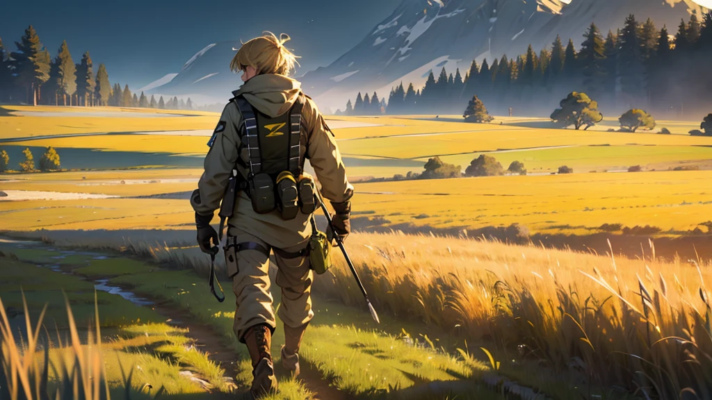 4k ultra high quality field of mud tall yellow grass