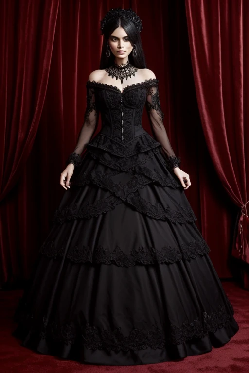 Complete fashion collection extravagant gothic