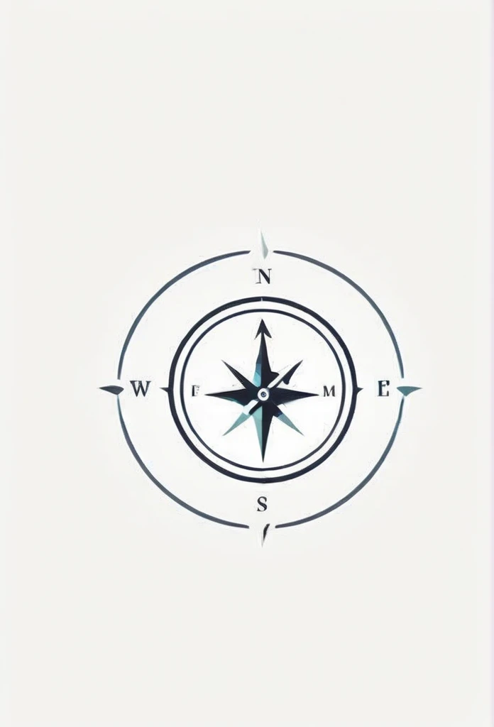 A logo for an investment company. A logo of small people standing with their arms around each other. It expresses the meaning of friends. A logo with a small illustration of a compass drawn inside. A very cool, chic and modern design. The background is white.