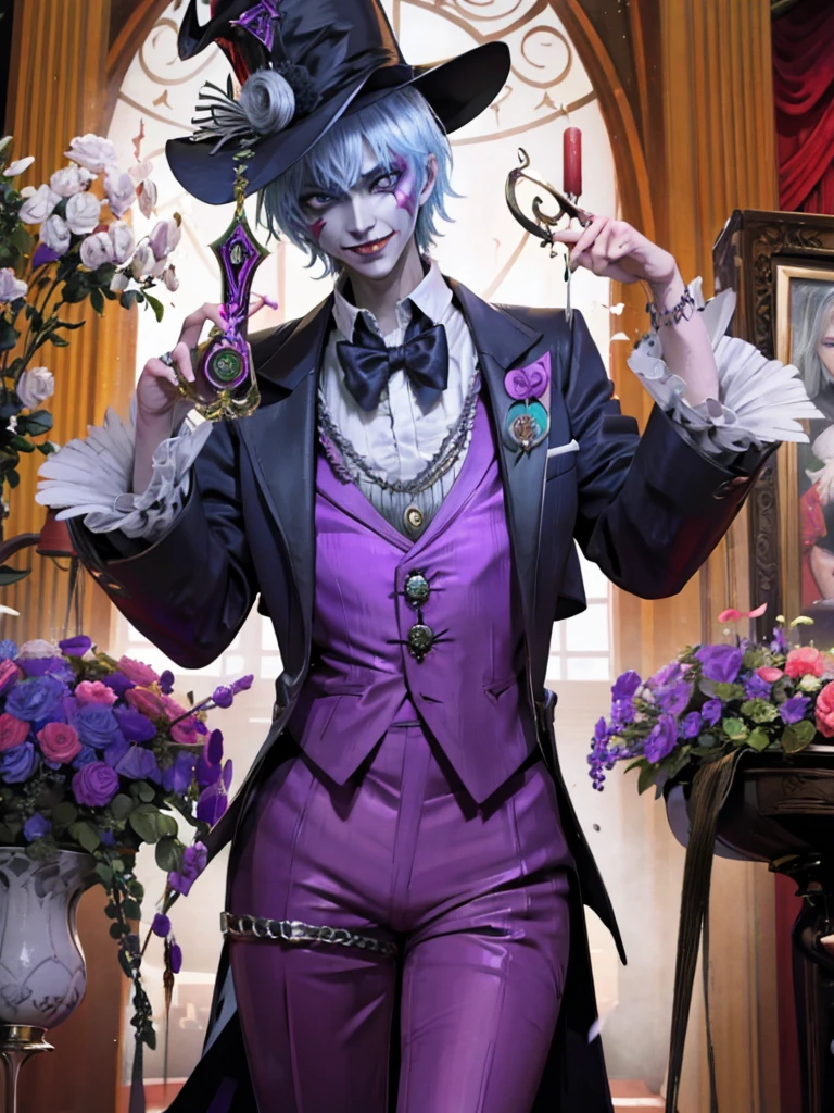 Baron samedi with the clothes of heath ledger joker