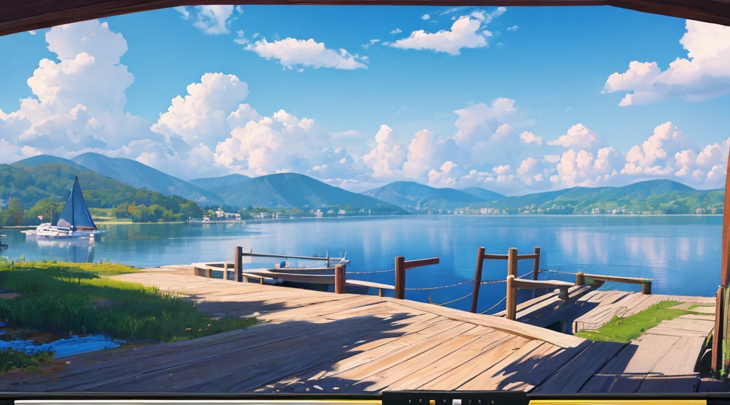 high quality icon lake simple