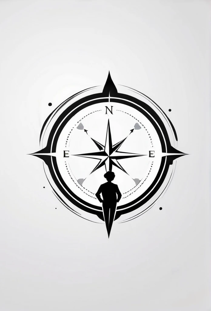 investment company logo
Logos with small people shoulder-to-shoulder
It expresses the meaning of one's companions
have a small compass drawn at the center of
Pretty cool
chic and modern design
White background