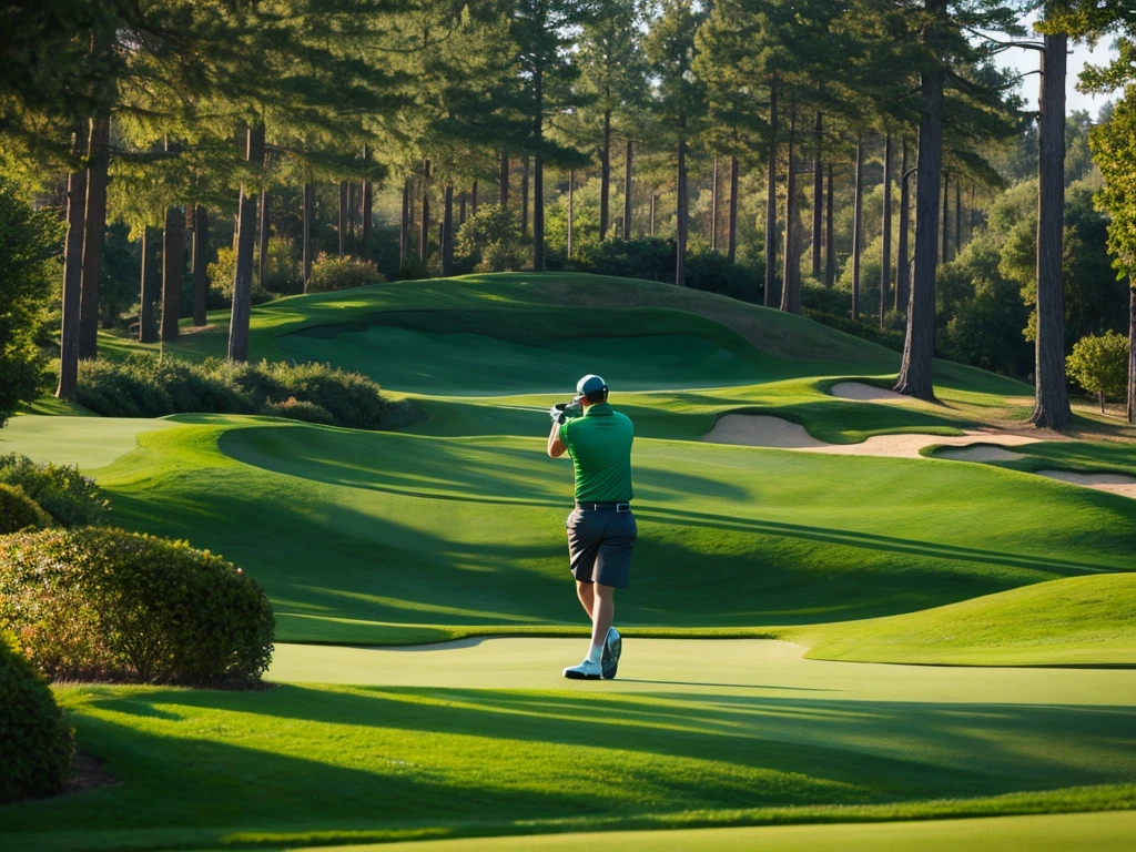 golf　green　hole