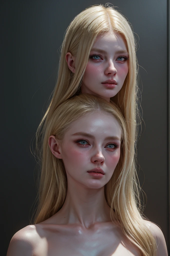 woman pretty, blonde, painting of hot woman serge marshennikov, by Yanjun Cheng, eve ventrue, vincent desiderio, by Zhou Wenjing, inspired by Konstantin Vasilyev, wlop jeremy lipkin, by Andrea Pozzo, oil painting hyper real, lovely languid princess, extremly detailed oil painting, simple background , blur